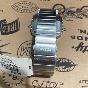 Fossil Slater Digital Stainless Steel 
